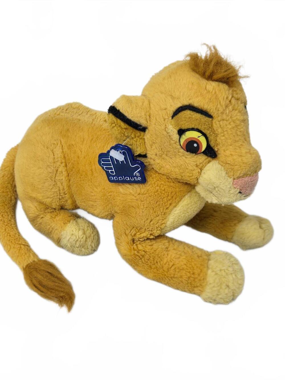 Applause Simba 8" Plush Doll, Disney's The Lion King Vintage Stuffed Animal 1994